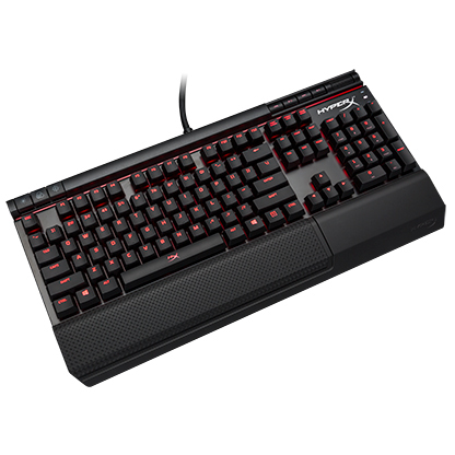 HyperX Alloy Elite 機械式鍵盤 + PulseFire FPS Pro RGB 光學滑鼠(茶軸紅光鍵盤)