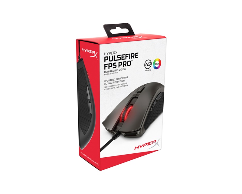 HyperX Alloy Elite 機械式鍵盤 + PulseFire FPS Pro RGB 光學滑鼠(茶軸紅光鍵盤)