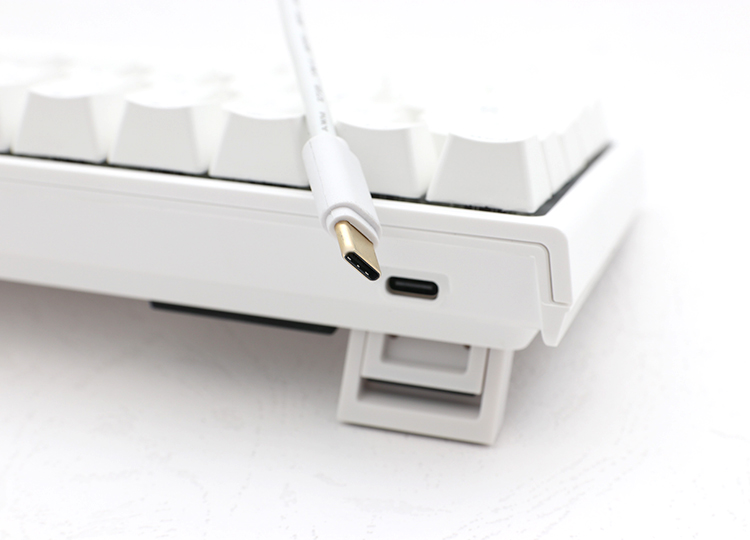 Ducky One 2 Mini V2 白色版 RGB 機械式鍵盤 (銀軸英文)